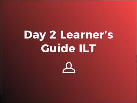 Learner’s Guide (ILT)  