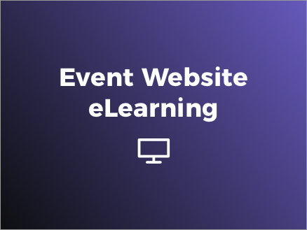 Events Website eLearning  